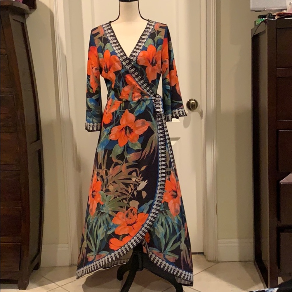 Wrap Around Maxi Dress